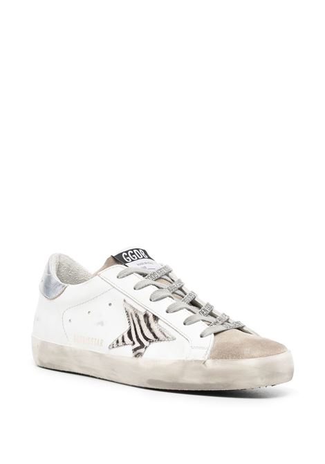 sneakers super star in argento e zebrato golden goose - donna GOLDEN GOOSE | GWF00101F00269281571